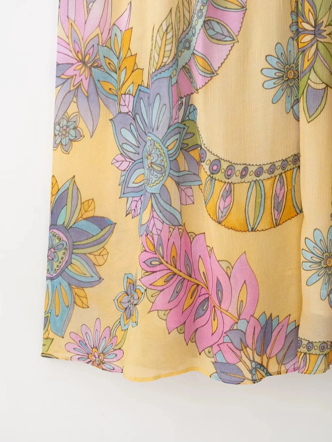 Sexy Floral Print Chiffon Print Loose Dress Women Cami Loose Beach Dress Fashion 2025 Summer Backless Female Dress