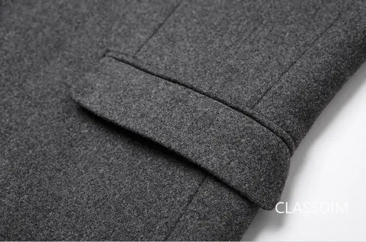 New Spring Men Cashmere Blazers Suits Jackets Business Casual Wool Suit Coats Quality Male Slim Fit Blazers Jackets Coats 4XL