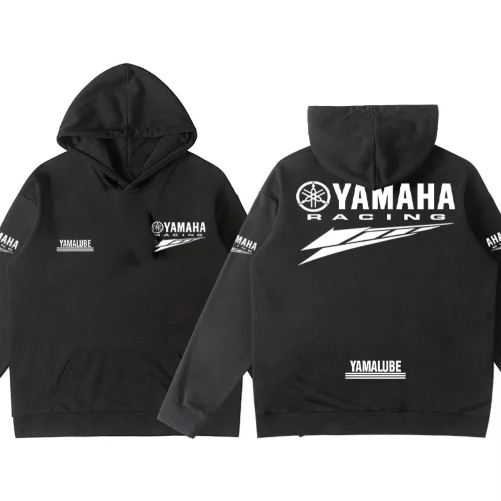 Yamaha 2025 high quality lightweight hoodie autumn and winter printed men's long-sleeved sweatshirt comfortable and casual