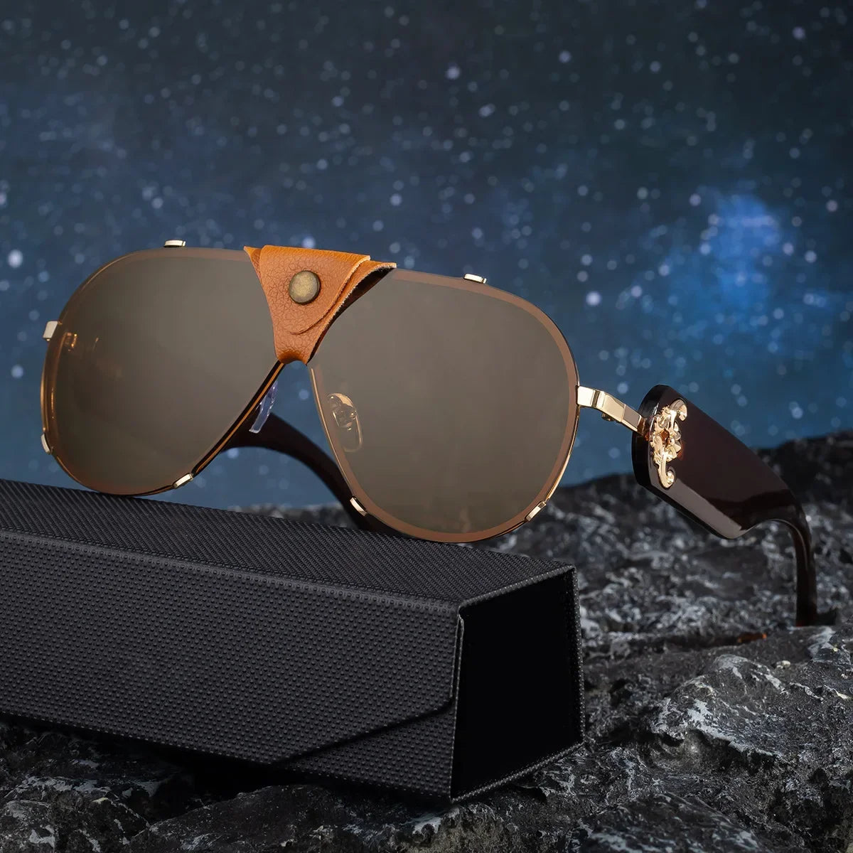 2025 New Toad Mirror Men's Retro Rimless Alloy Legs Sun Glasses Male Pilot Sunglasses Women Driving UV400 Eyewears Gafas De Sol