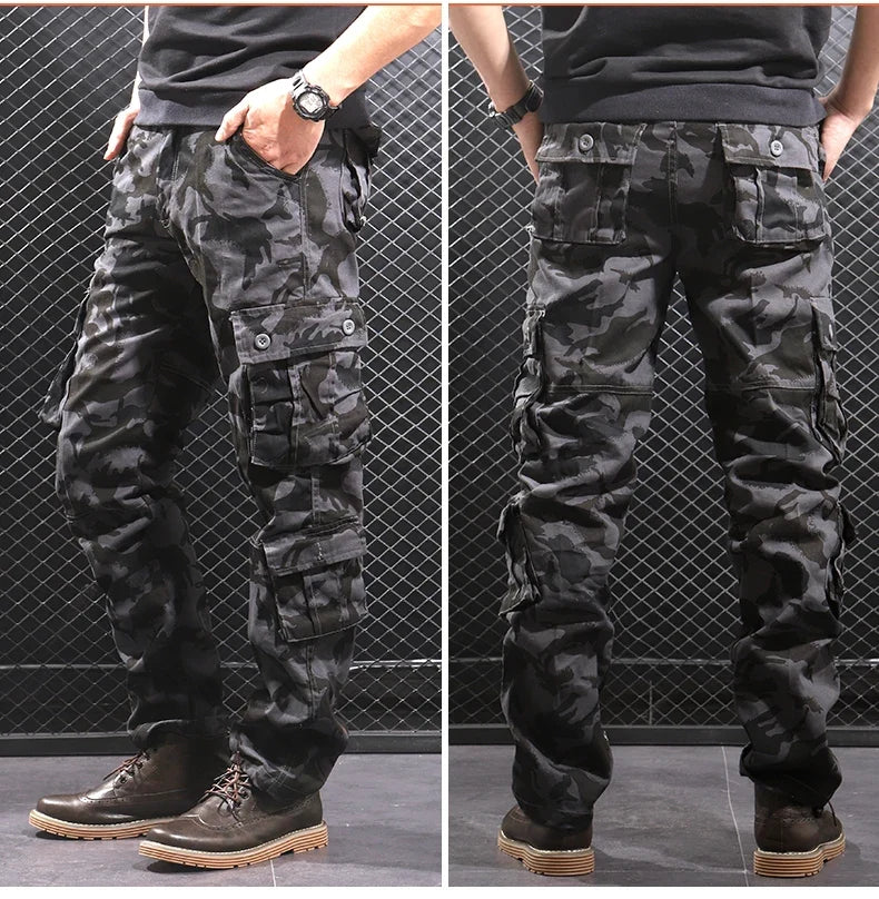 Men's Cargo Pants Men Camouflage Sweatpants Amazon Joggers  Sports Joggers Loose Fit Streetwear Male Hiking Pants