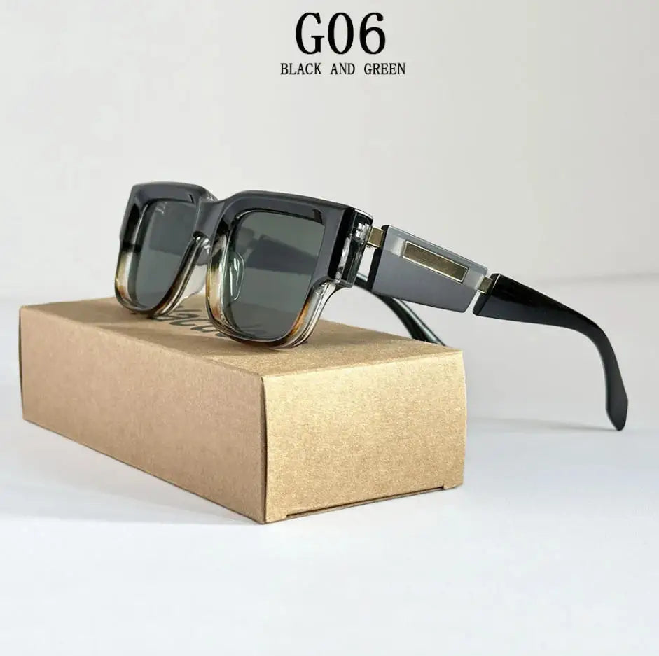New Square Sunglass Men Luxury Sunglasses Women Vintage Fashion Glasses Summer Vacation Gafas De Sol Hombre Lunette Soleil Femme