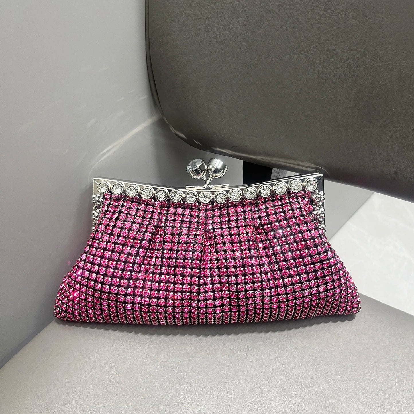 Handle Rhinestones Evening clutch Bag Purses and handbag luxury Designer shiny Crystal Clutch purse bucket bag shoulder bags