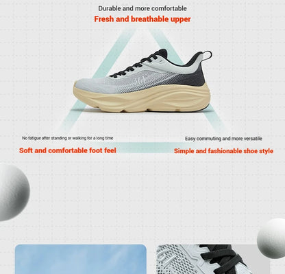 Men Running Shoes Lightweight Mesh Durable Cushioning Breathable Grippy Thick-soled Jogging Male Sneakers 672532206
