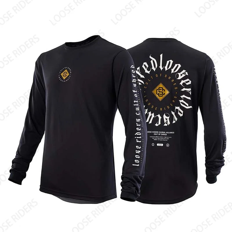 2023 Loose Rider Mens Long Sleeve Jersey BMX Enduro Downhill Jerseys MTB Mountain Bike Shirts Off Road DH Motorcycle Jersey