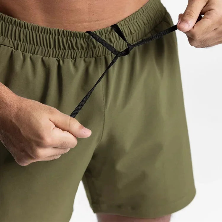 Men's Quick-Drying Shorts Summer Gym Workout Running Basketball Sports Breathable Slim Fit Casual Training Streetwear Fashion‌