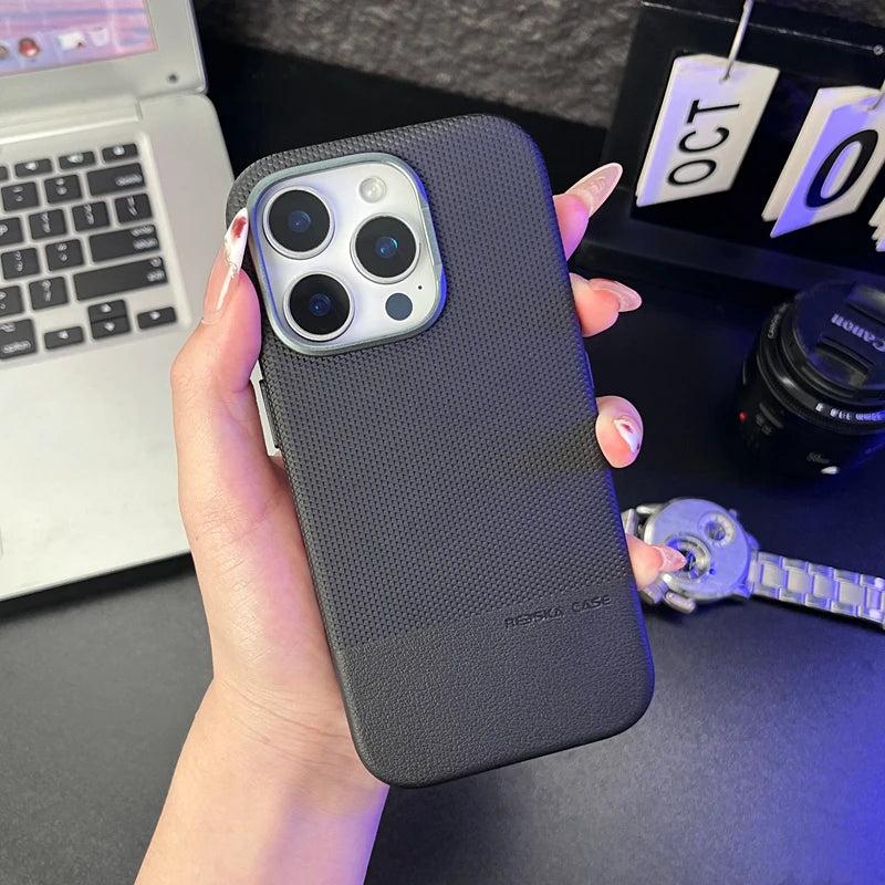 Original Technology Woven with Camera Control Button Magnetic Case for IPhone 17 16 15 14 13 Pro Max Air Wireless Charge Cover