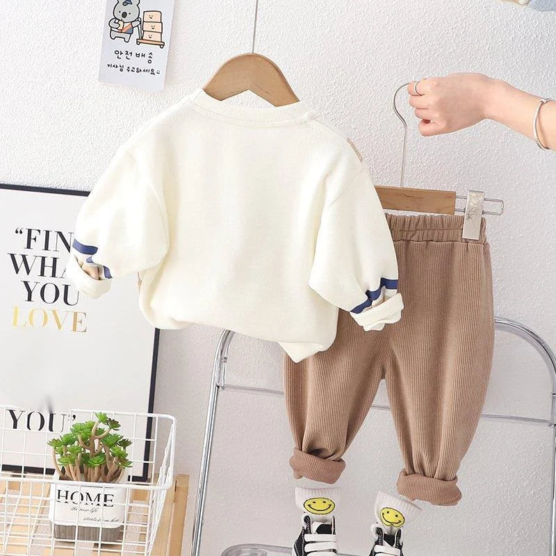 New Spring Autumn Baby Girl Clothes Children Boys T-Shirt Pants 2Pcs/Sets Toddler Casual Costume Infant Outfits Kids Tracksuits
