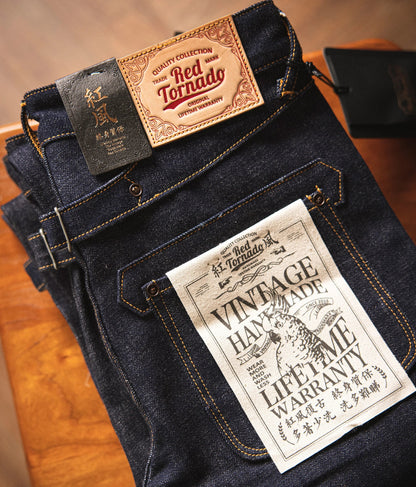 Read Description! Raw Indigo Selvage Unwashed Denim Pants Unsanforized  Jean 16.5oz 3 Choices For Fitting