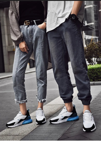 Men's Sneakers Outdoor Jogging Sport Shoes Autumn Season Women Casual Sneakers Shoes Platform Mesh Breathable Casual Shoes 36-47
