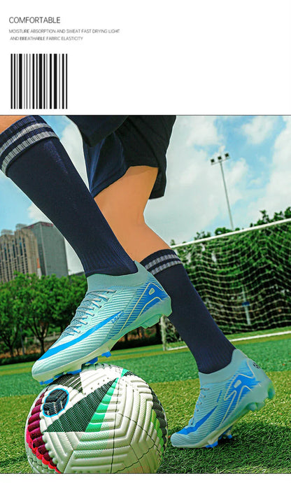 New Men's Soccer Shoes Cleats Sneakers Non-Slip Wholesale Football Boots Training FG Top Quality Drop Shipping Unisex Adult