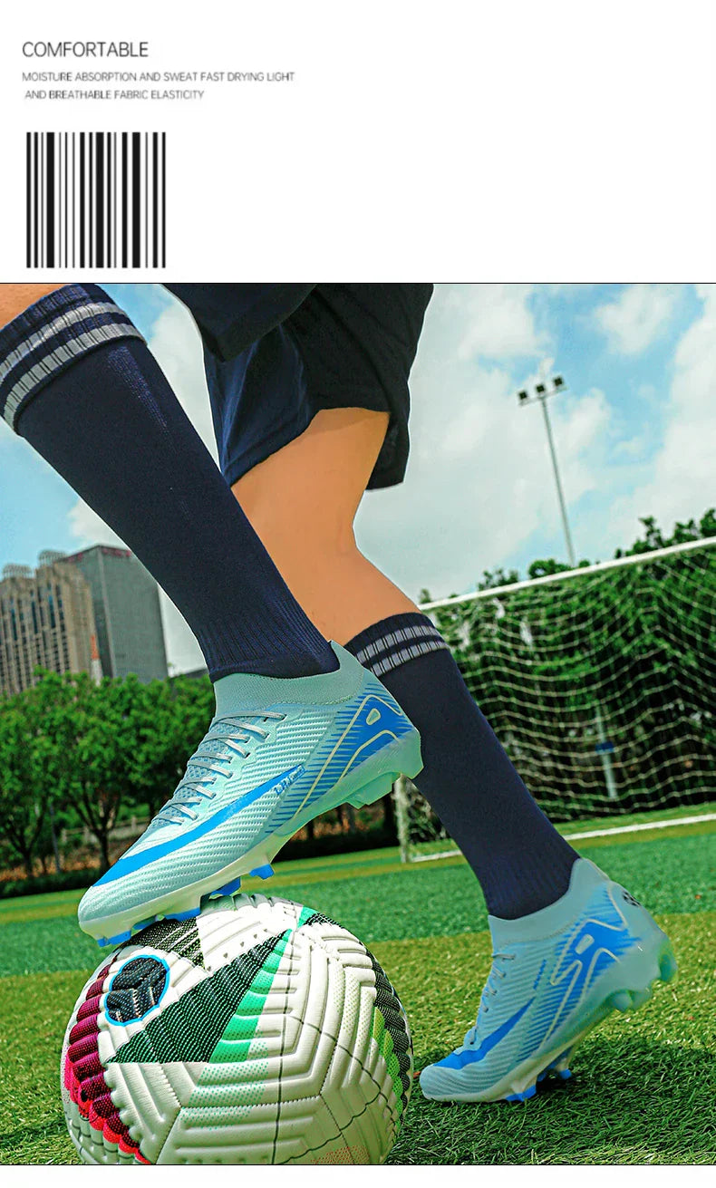 New Men's Football Boots Training FG Top Quality Sneakers Non-Slip Soccer Shoes Cleats Wholesale Drop Shipping Unisex Adult