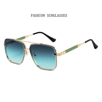 Square Sunglasses For Men 2024 Vintage Fashion Glasses Luxury Retro Sunglasses Women Trendy Vacation Shades Gafas De Sol Hombre