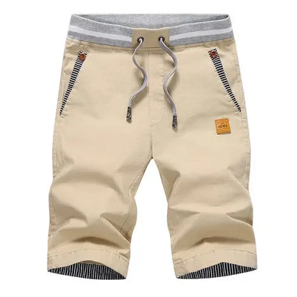 Men's Shorts Hot 2024 Summer Casual Cotton Fashion Style Boardshort Bermuda Male Drawstring Elastic Waist Breeches Beach Shorts