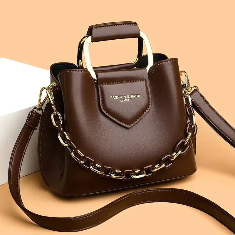 New Shoulder Bags High quality PU for Women Fashion Women's Bag high-quality Design Advanced Underarm Handbags Beautiful Purses