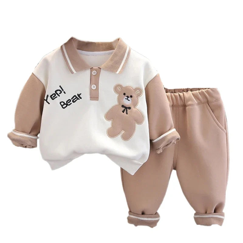 New Autumn Baby Clothes Children Set Boys T-Shirt Pants 2Pcs/Sets Toddler Clothing Infant Fashion Casual Costume Kids Tracksuits