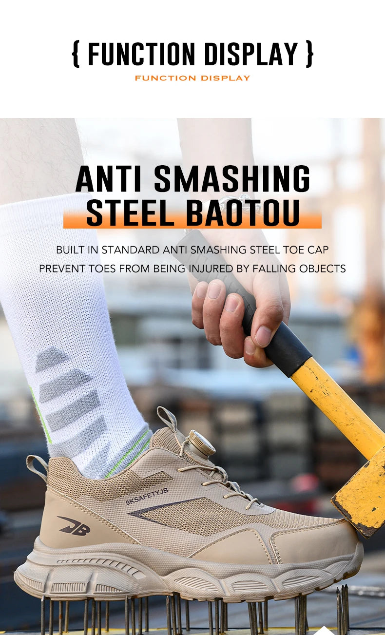 New 2025 Insulation Shoes Construction Work Boots Anti-smash Anti-puncture Safety Shoes Men Steel Toe Boots Indestructible Shoes