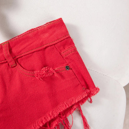 26 New Summer Fashion Sexy Low Waist Ripped Women's Denim Shorts Hot Pants Jeans Booty Shorts