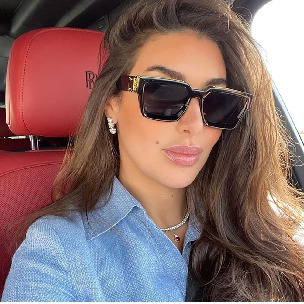 Senior Square Sunglass Men Vintage Millionaire Sunglasses Women Silver Retro Fashion Glasses Dropshipping Gafas De Sol Hombre