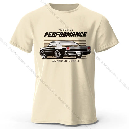 Custom Car Club Patch Printed Unisex Men Women T-Shirt Tees Tops 100% Cotton Embossed Logo Graphic Gearhead Outfit