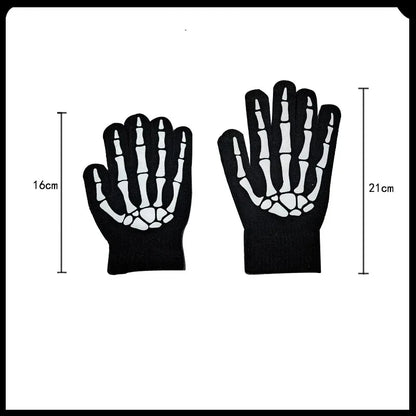 2026Halloween New Party Role Playing Children Adult Death Black Cloak Halloween Skull Ball Costume Prop Set Children Adult Gift