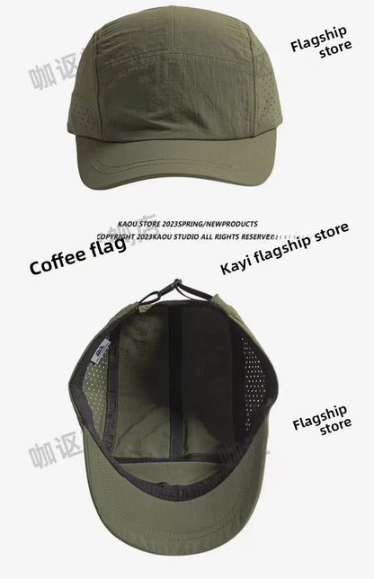 Summer Thin Breathable Mesh Baseball Caps for Men and Women Outdoor Camping Leisure Sun Protection Quick-drying Hiking Hats