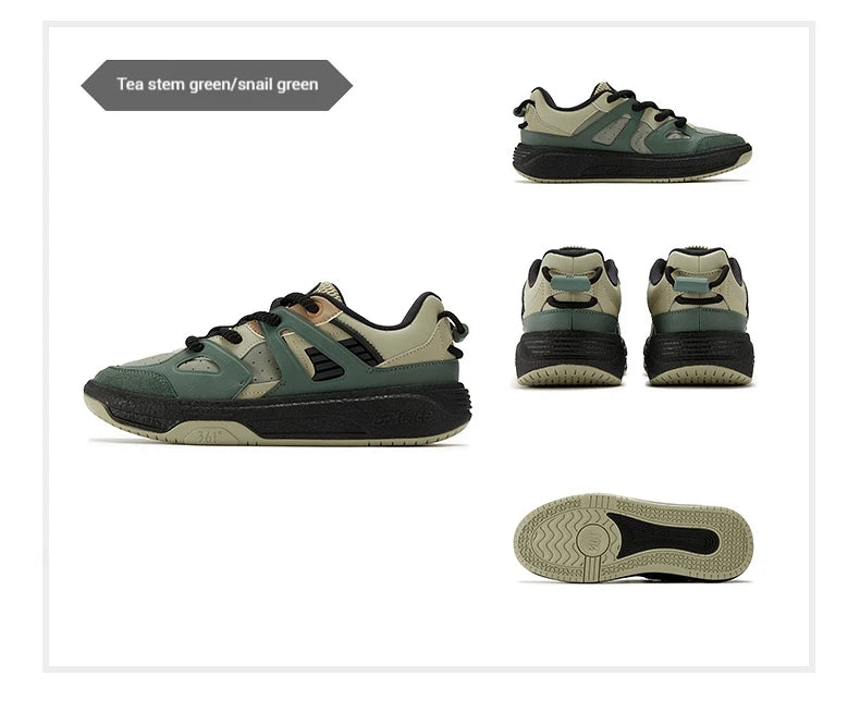 Men's Board Shoes Rebound Versatile Anti-slip Thick-soled Casual Wear-resistant Male Sneakers 672536610