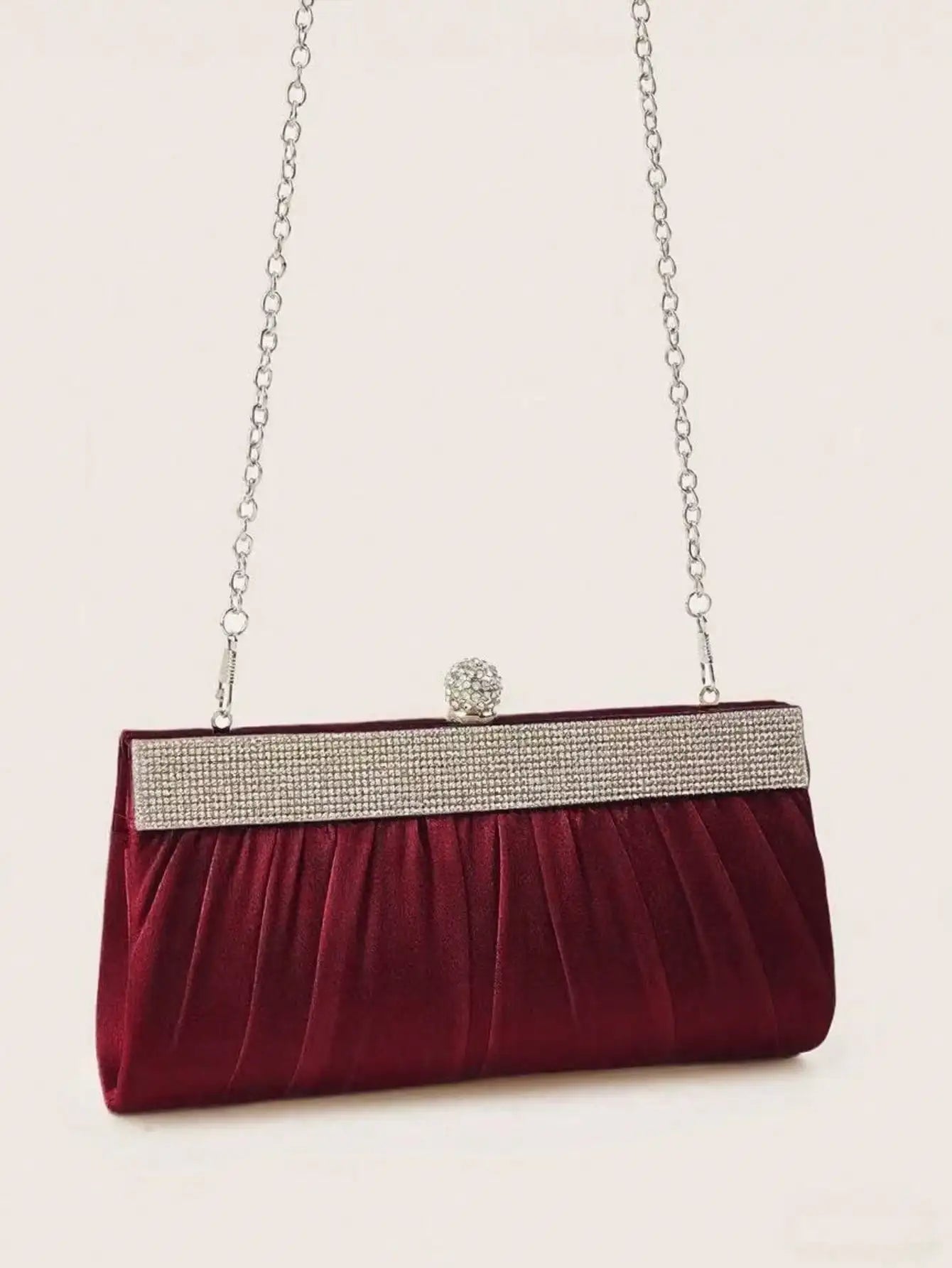 Fashionable, elegant, sparkling rhinestone women's clutch, evening bag, party bag, exquisite and charming ball banquet bag.