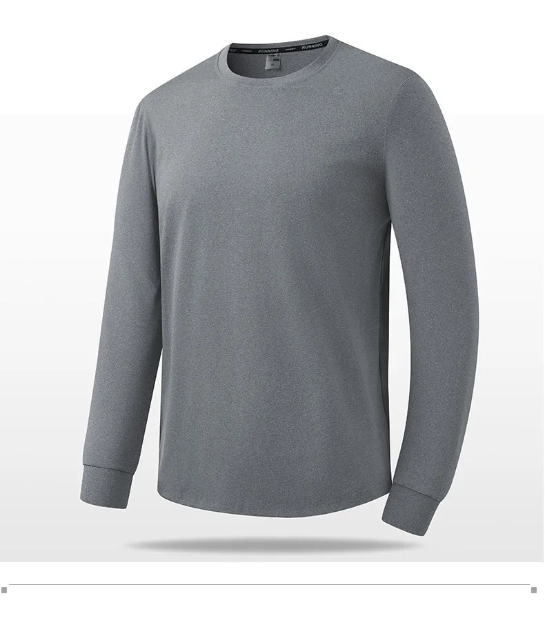 High Quality New Men's/Women's Outdoor Running Mountaineering Hiking Sports Leisure Breathable Loose Long Sleeve T-Shirt