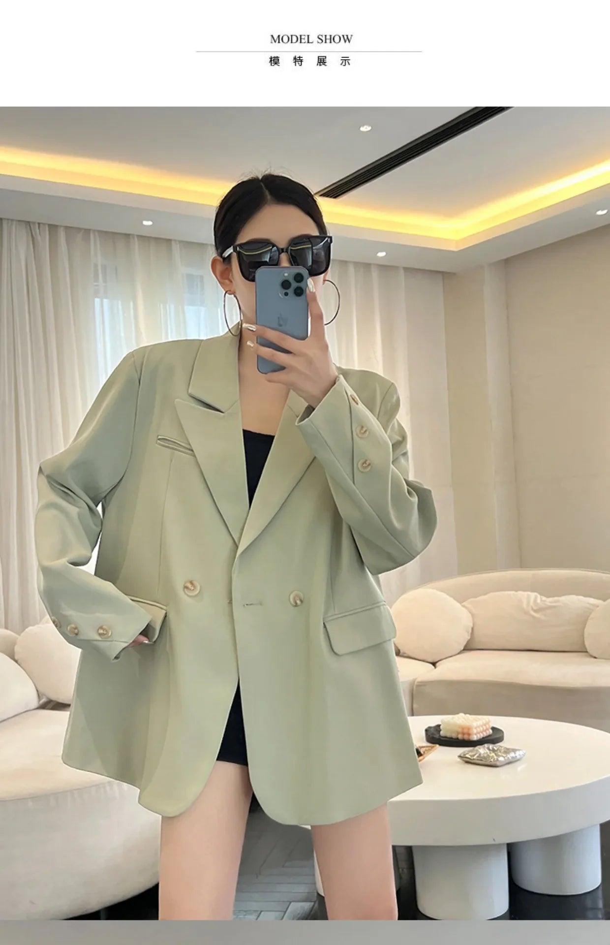 Coat Women Blazer Coats Turn Down Collar Blazers Jackets Y2k Streetwear Work Suits Elegant Splice Casual Jacket 2026 Spring
