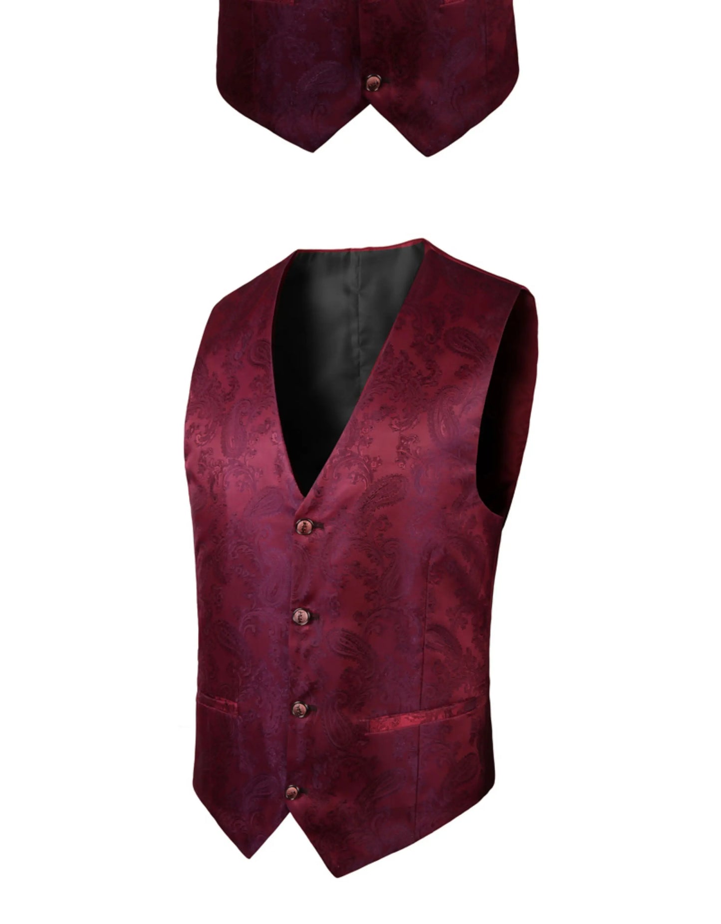 2025 New High-end V-neck Jacquard Black Vest for Men, White Sleeveless Waistcoat, Silver Billiards Uniform ,male Magician Vests