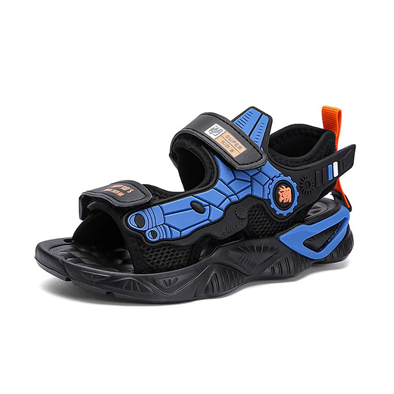 Summer Kids Outdoor Non-Slip Sandals 5-16Years Old Boys Fashion Sport Beach Shoes Breathable Children Casual Walking Sandials