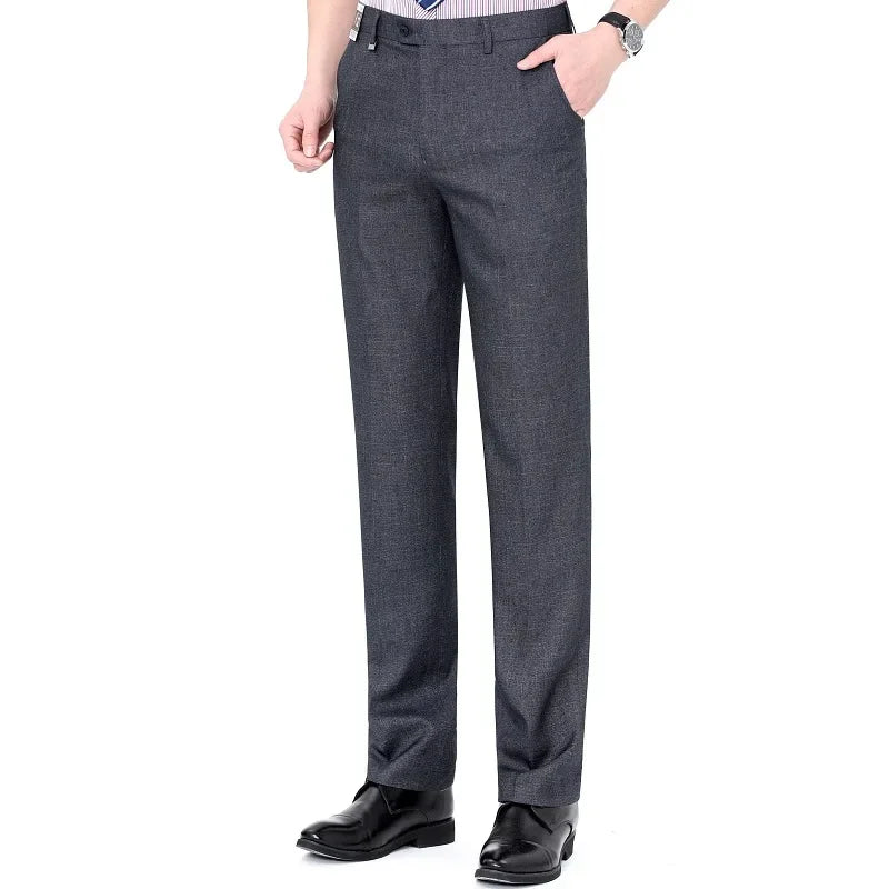 Top-Quality Men's Woolen Trousers - Traf Suit Pants,Business Formal,Trousers for Men, Man Pants, Naples Wool Dress Pants for Men