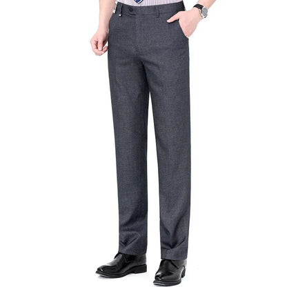 Top-Quality Men's Woolen Trousers - Traf Suit Pants,Business Formal,Trousers for Men, Man Pants, Naples Wool Dress Pants for Men