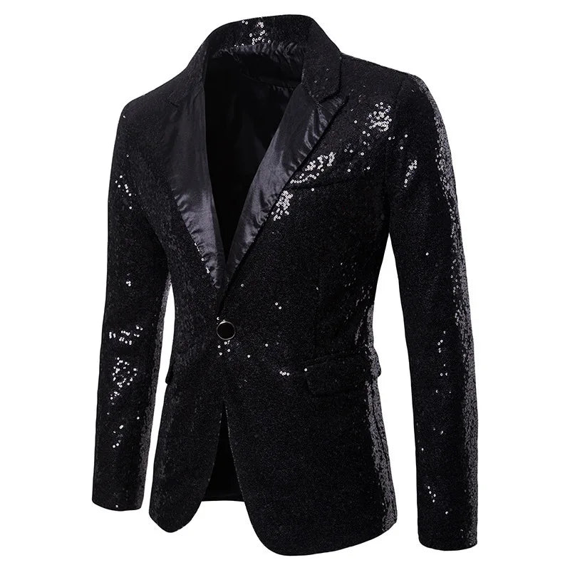 Suit Men's Performance Dress Sequined Suit Nightclub Men's Clothing Host Master Studio Men's Jacket