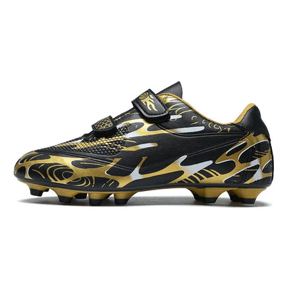 Professional Soccer Shoes Kids Long Spikes FG Football Boots Outdoor Grass Cleats Turf Football Shoes Boys Training Soccer Boots