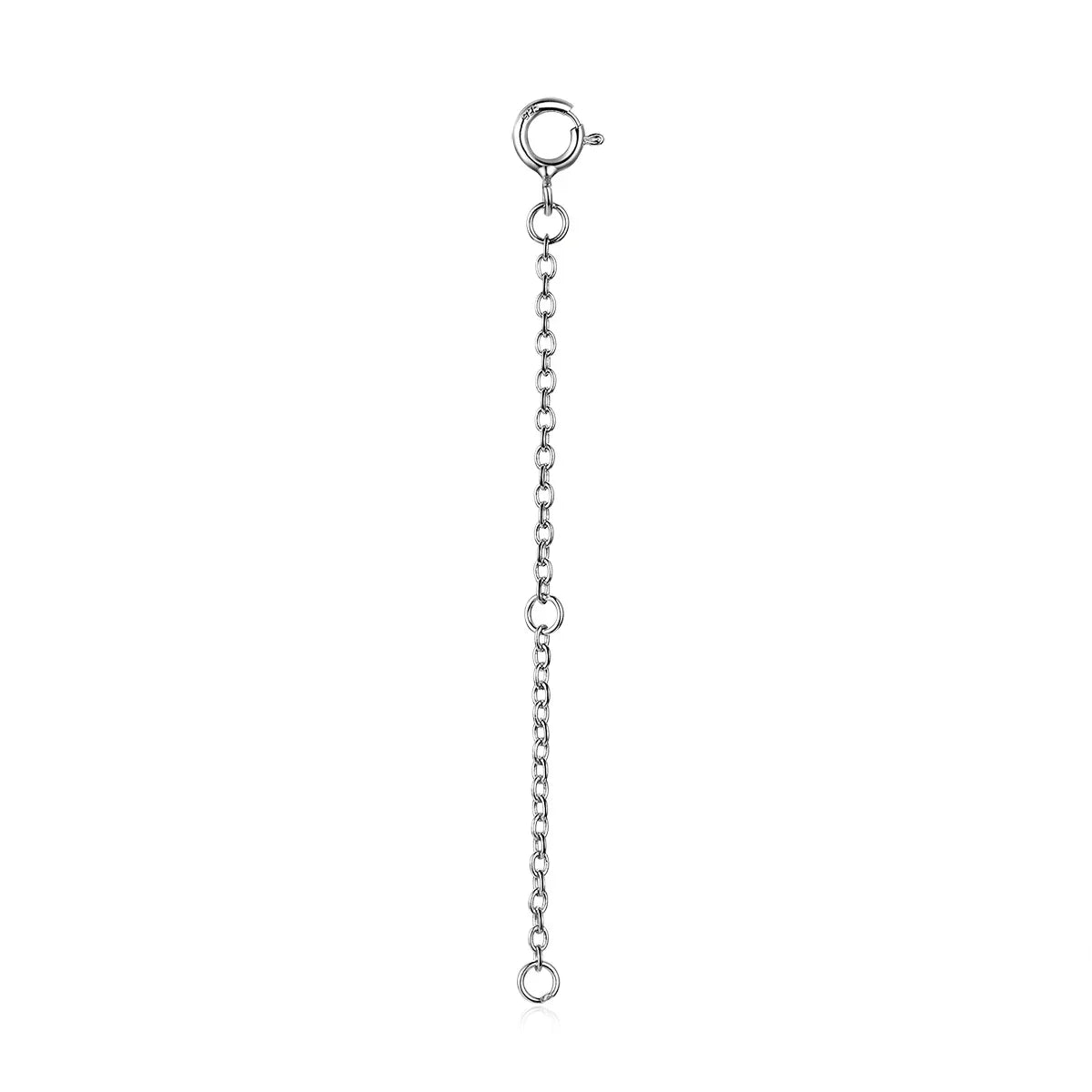 Gold Plated 925 Sterling Silver Necklace Extenders, Delicate Hypoallergenic Extender Chain in Gold, Rose Gold, or Silver