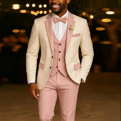 Slim Fit Wedding Suits for Men Sage Green Groom Tuxedo Formal Blazer Vest Pants Set for Prom Party Banquet wedding suits for men