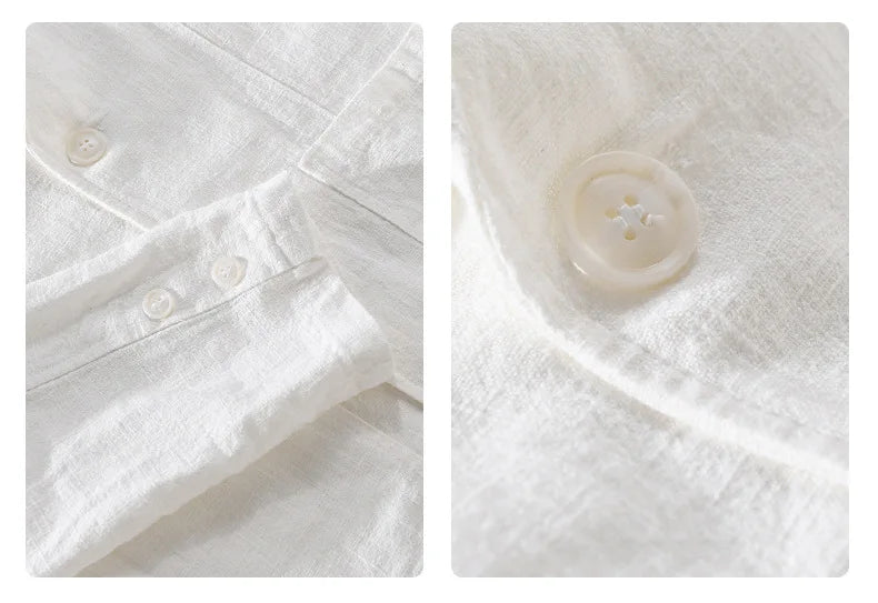 Y803 Spring Autumn Good Quality Linen Blazer For Men Business Casual Solid Color Simple Double Buttons Thin Male Suits Jackets