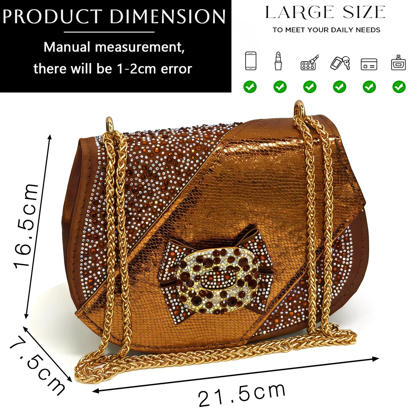 2026 Elegant Women's Rhinestone Peep Toe High Heels Sandals - Italian Design with Matching Bags in Brown Color