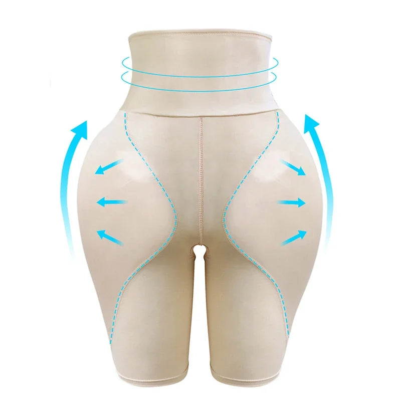 Butt Lifter Shapewear Women  Waist Tummy Control Body Shaper Underwear Pad Panties Fake Buttocks Lingerie Thigh Slimmer