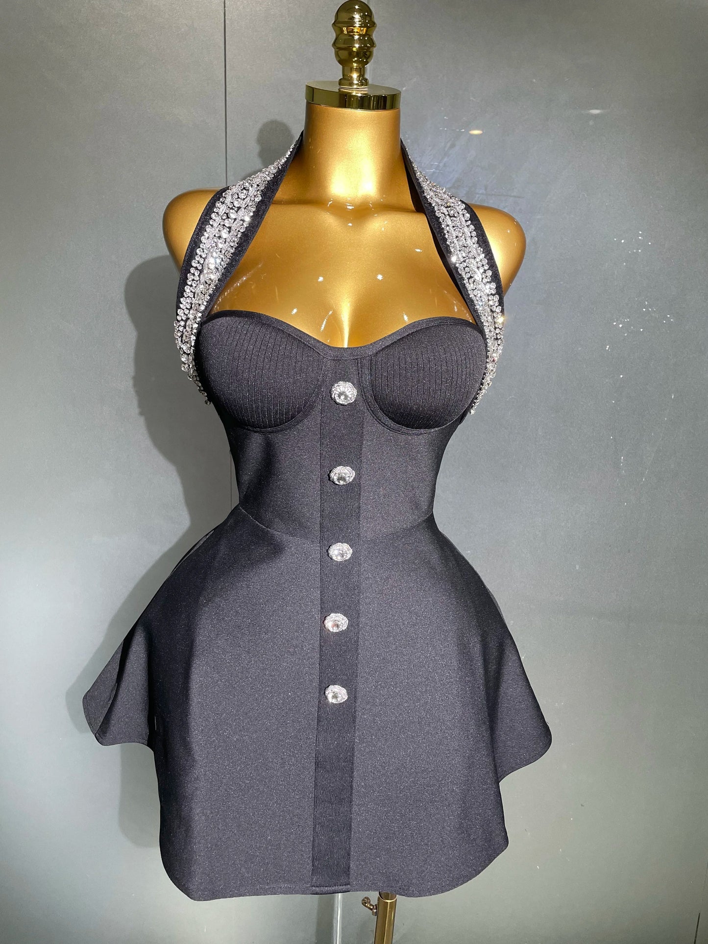 2025 Women Black Sexy Off the Shoulder Shinning Crystal Bodycon Bandage Long Dress Gloves Elegance Celebrate Evening Party Dress