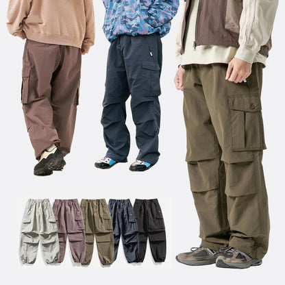 Ultra Loose Lightweight Outdoor Functional Pants Men Women Waterproof Quick Dry Techwear Wide Leg Cargo Pant Track Trouser