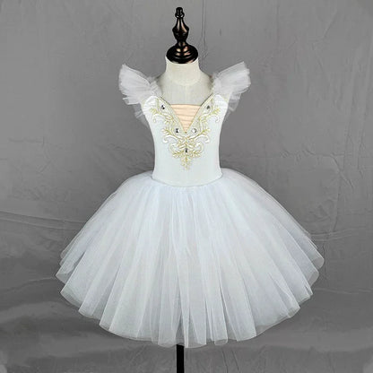 Girl Ballet Dress Dance Costumes Kids Outfit Vestidos Performance Party Baby Clothing Summer Girls Dresses Tutu Children's Day