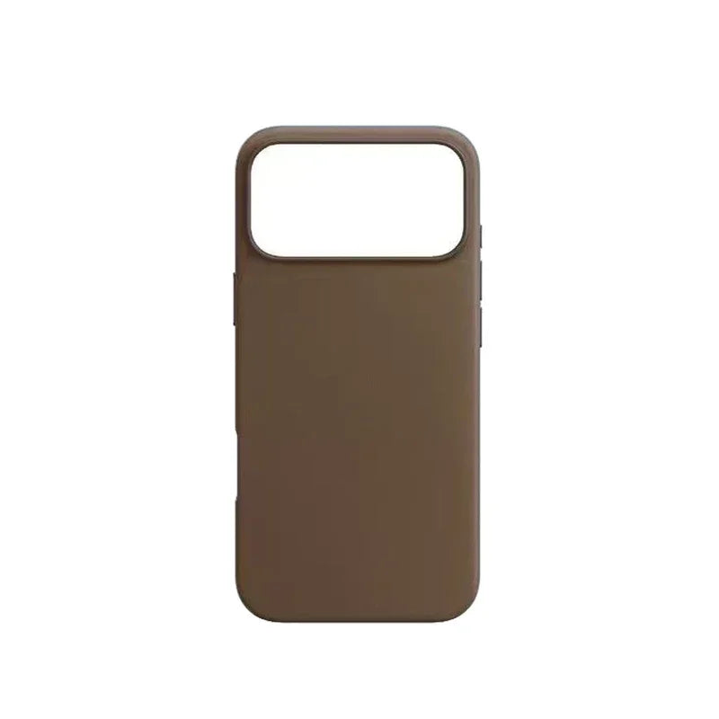 Official for Magsafe Leather Case for IPhone 17 Pro Max 17Pro with Animation Wireless Charging Protective Cover Anti-drop Case
