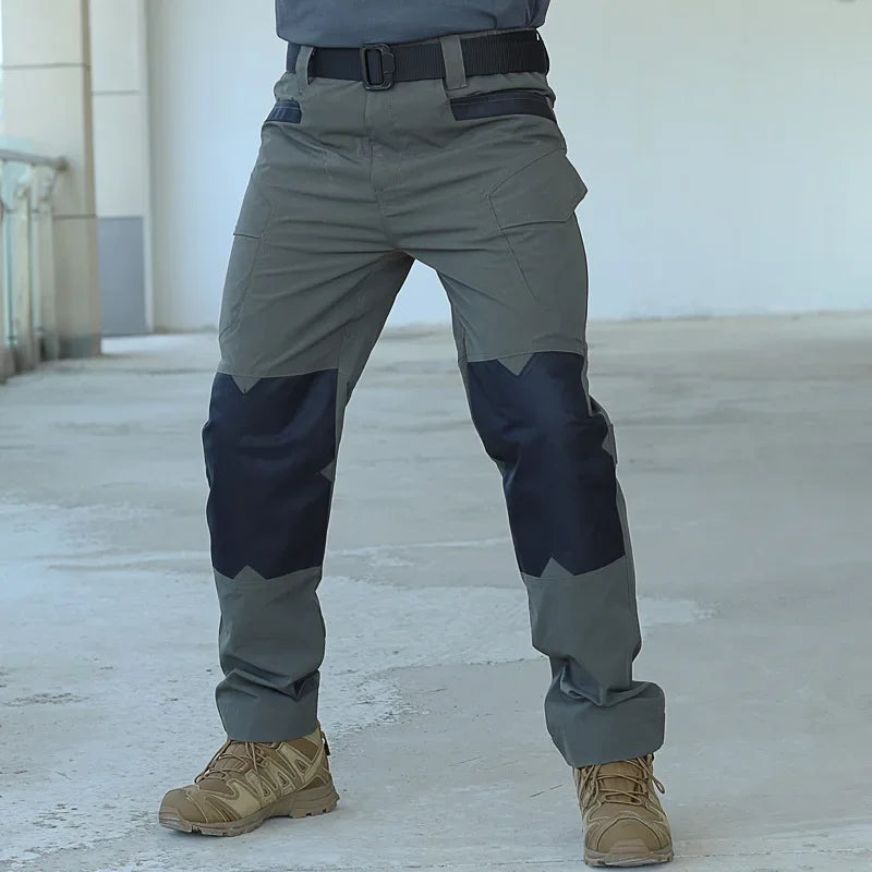 Cargo Pants Outdoor Multi-pocket Tactical Pants Ripstop Waterproof Trousers Male Wear-resistant Training Fishing Workwear Pant