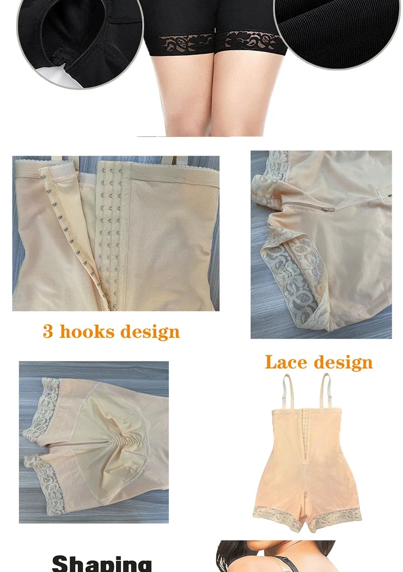 Fajas Colombianas Shapewear Women Tummy Control Butt Lifter Body Shaper High Compression Reducing and Shaping Girdles