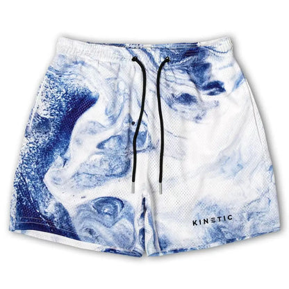 Summer Mens Sports Gym Fitness Running Basketball Short Pants Quick Dry Mesh Trend Jogger Beach Casual Motorcycle Shorts