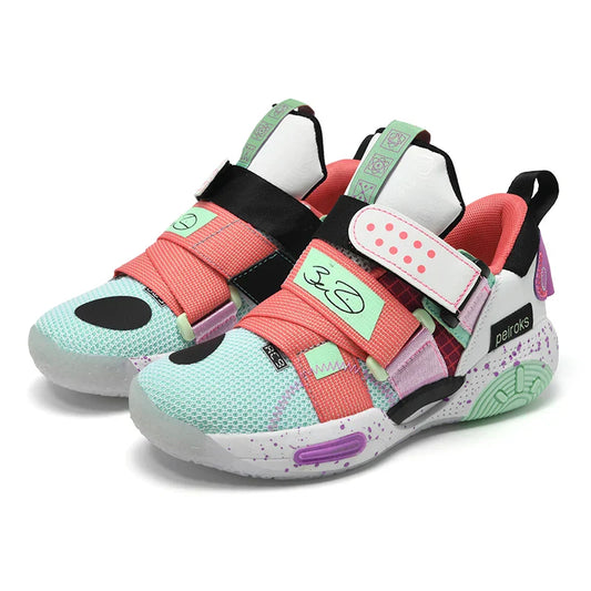 Children's Basketball Shoes For Boys Girls Non-slip Kids Sport Shoes Lightweight Outdoor Sneakers Trainers Footwear