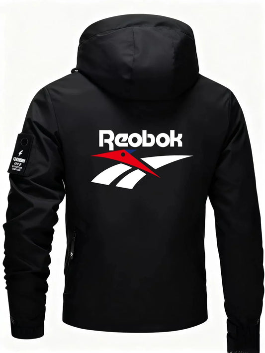 2025 Premium Men's Hooded Zipper Jacket - Windproof Casual Baseball Coat, Spring/Autumn Outdoor Style